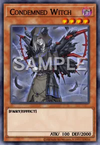 Condemned Witch, Yu-Gi-Oh! card, DARK