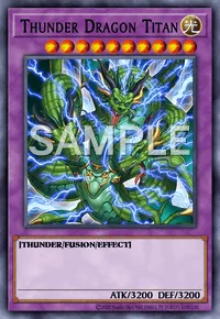 Thunder Dragon Titan, Yu-Gi-Oh! card, LIGHT
