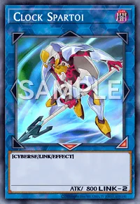 Clock Spartoi, Yu-Gi-Oh! card, DARK
