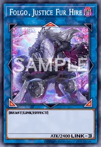 Folgo, Justice Fur Hire, Yu-Gi-Oh! card, DARK