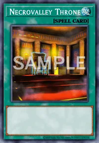 Necrovalley Throne, Yu-Gi-Oh! card, SPELL