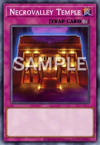 Necrovalley Temple, Yu-Gi-Oh! card, TRAP
