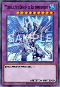 Trishula, the Dragon of Icy Imprisonment, Yu-Gi-Oh! card, WATER