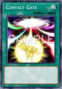 Contact Gate, Yu-Gi-Oh! card, SPELL