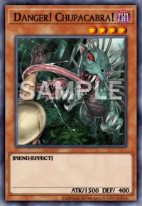 Danger! Chupacabra!, Yu-Gi-Oh! card, DARK