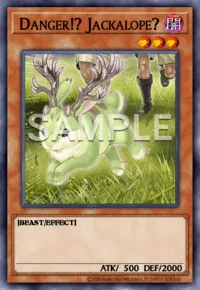 Danger!? Jackalope?, Yu-Gi-Oh! card, DARK