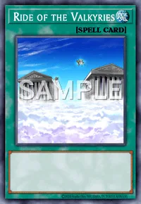 Ride of the Valkyries, Yu-Gi-Oh! card, SPELL