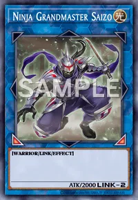 Ninja Grandmaster Saizo, Yu-Gi-Oh! card, LIGHT