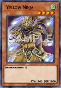 Yellow Ninja, Yu-Gi-Oh! card, WIND