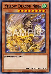Yellow Dragon Ninja, Yu-Gi-Oh! card, WIND