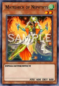Matriarch of Nephthys, Yu-Gi-Oh! card, WIND
