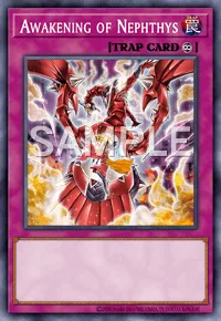 Awakening of Nephthys, Yu-Gi-Oh! card, TRAP