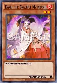 Dakki, the Graceful Mayakashi, Yu-Gi-Oh! card, FIRE