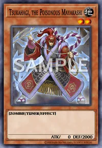 Tsukahagi, the Poisonous Mayakashi, Yu-Gi-Oh! card, EARTH
