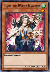 Hajun, the Winged Mayakashi, Yu-Gi-Oh! card, WIND