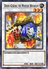 Oboro-Guruma, the Wheeled Mayakashi, Yu-Gi-Oh! card, EARTH