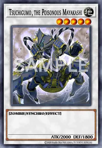 Tsuchigumo, the Poisonous Mayakashi, Yu-Gi-Oh! card, EARTH