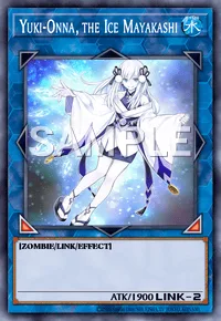 Yuki-Onna, the Ice Mayakashi, Yu-Gi-Oh! card, WATER