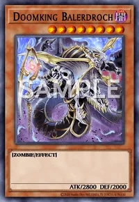 Doomking Balerdroch, Yu-Gi-Oh! card, DARK