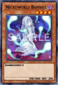 Necroworld Banshee, Yu-Gi-Oh! card, DARK