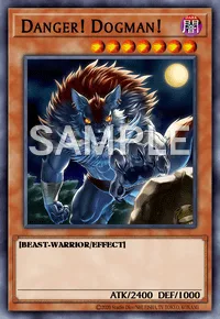 Danger! Dogman!, Yu-Gi-Oh! card, DARK