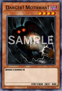 Danger! Mothman!, Yu-Gi-Oh! card, DARK