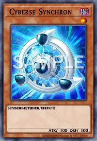 Cyberse Synchron, Yu-Gi-Oh! card, DARK