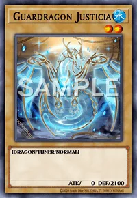 Guardragon Justicia, Yu-Gi-Oh! card, WATER