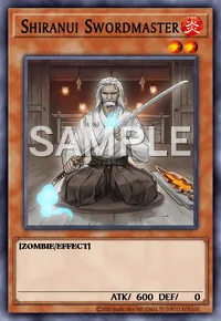 Shiranui Swordmaster, Yu-Gi-Oh! card, FIRE