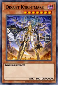 Orcust Knightmare, Yu-Gi-Oh! card, DARK