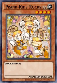 Prank-Kids Rocksies, Yu-Gi-Oh! card, EARTH