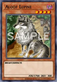 Aloof Lupine, Yu-Gi-Oh! card, DARK