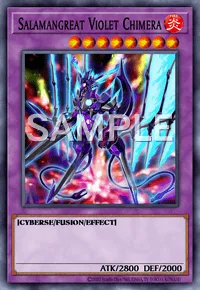 Salamangreat Violet Chimera, Yu-Gi-Oh! card, FIRE