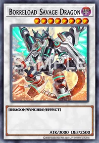 Borreload Savage Dragon, Yu-Gi-Oh! card, DARK