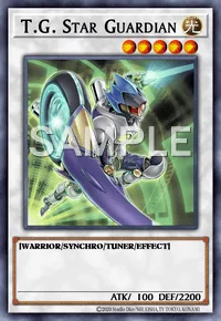 T.G. Star Guardian, Yu-Gi-Oh! card, LIGHT