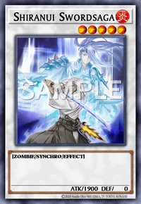 Shiranui Swordsaga, Yu-Gi-Oh! card, FIRE
