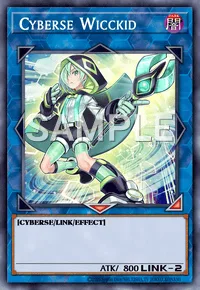 Cyberse Wicckid, Yu-Gi-Oh! card, DARK