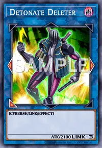 Detonate Deleter, Yu-Gi-Oh! card, DARK