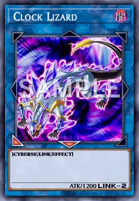 Clock Lizard, Yu-Gi-Oh! card, DARK