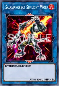 Salamangreat Sunlight Wolf, Yu-Gi-Oh! card, FIRE