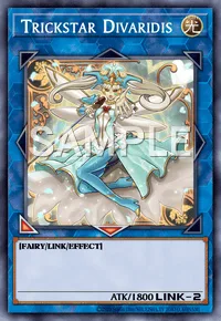 Trickstar Divaridis, Yu-Gi-Oh! card, LIGHT