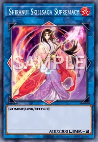 Shiranui Skillsaga Supremacy, Yu-Gi-Oh! card, FIRE