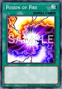 Fusion of Fire, Yu-Gi-Oh! card, SPELL