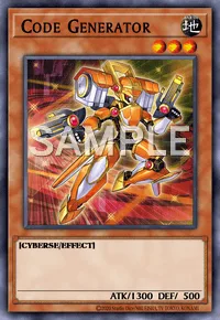 Code Generator, Yu-Gi-Oh! card, EARTH