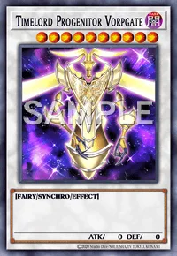 Timelord Progenitor Vorpgate, Yu-Gi-Oh! card, DARK