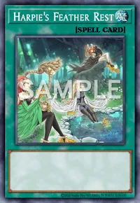 Harpie's Feather Rest, Yu-Gi-Oh! card, SPELL