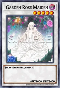 Garden Rose Maiden, Yu-Gi-Oh! card, DARK