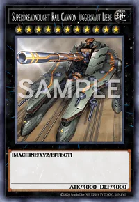 Superdreadnought Rail Cannon Juggernaut Liebe, Yu-Gi-Oh! card, EARTH