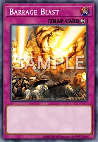Barrage Blast, Yu-Gi-Oh! card, TRAP