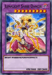 Lunalight Sabre Dancer, Yu-Gi-Oh! card, DARK
